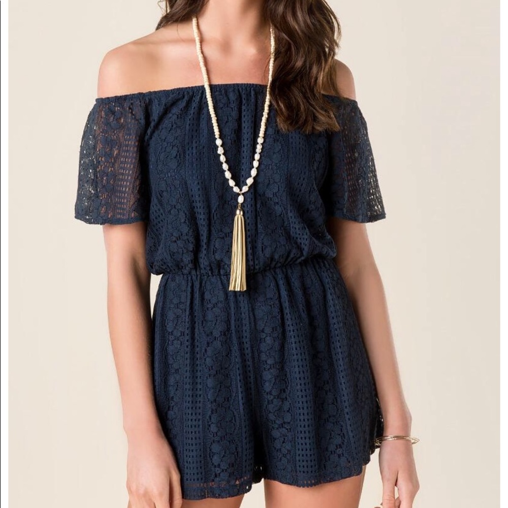 Francesca's Blue Romper